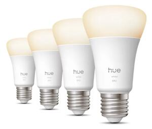 Set de 4 becuri LED reglabili Philips Hue WHITE E27/7W/230V 2700K
