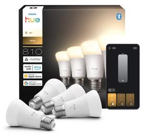 Set de 4 becuri LED reglabili Philips Hue WHITE E27/7W/230V 2700K