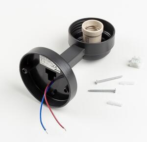 Brilagi - Aplică de exterior HARBOR 1xE27/40W/230V IP33 antracit/alb