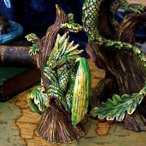 Statueta Age of Dragons - Dragon de padure pui - Anne Stokes - 13cm