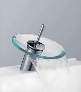 Baterie lavoar tip cascada ST9905, Pipa Fixa, Material Alama, Cartus Ceramic