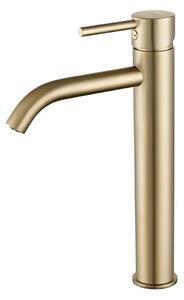 Baterie inalta pentru lavoar ST2512-1GL, Material Alama, Finisaj Auriu Antichizat, Cartus ceramic