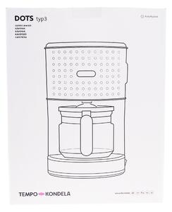 TEMPO-KONDELA DOTS TIP 3, aparat de cafea, roz, plastic / metal