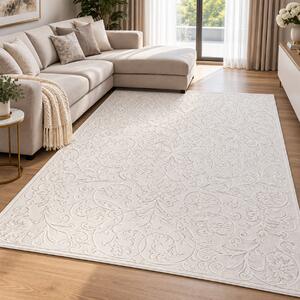 Covor Sufragerie Dormitor, Model Itea 42001 101, Alb 200x300