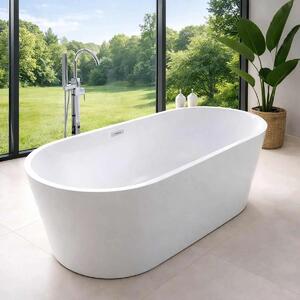 Cada Freestanding Nora 150x75cm, Acril Premium, Finisaj Alb
