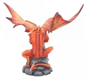 Statueta Age of Dragons - Dragon de foc adult - Anne Stokes - 24cm