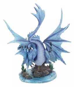 Statueta Age of Dragons - Dragon de apa adult - Anne Stokes - 31 cm