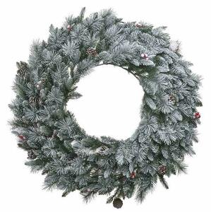 Coronita Craciun, Plastic, Verde, Snowy Wreath