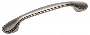 Maner pentru mobila Palermo, finisaj argint antichizat GT, L:159 mm