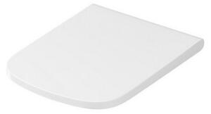 Cersanit Larga Square, scaun Slim duroplast antibacterian, alb, K98-0231