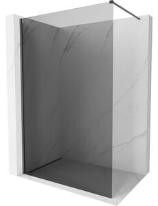 Mexen, Perete de duș Mexen Kioto-X 60 x 200 cm, grafit 10 mm, gri închis periat - 800-060-101-66-40-X