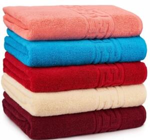 Set 10 prosoape baie 70 x130, bumbac, 500 g - Bej