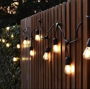 Ghirlanda luminoasa, GL-10M, 10M lungime cu 10 Becuri, Interconectabile, Lumina Calda