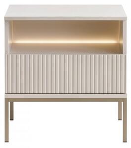 Noptieră Dernas S54 (cașmir) (cu iluminare LED galbenă). 1158355