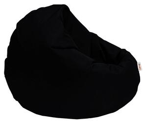 Fotoliu puf Iyzi 100 Cushion Pouf, poliester, negru, 100x65 cm