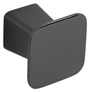 Buton pentru mobila Prism, finisaj nichel negru lustruit, 32x28 mm