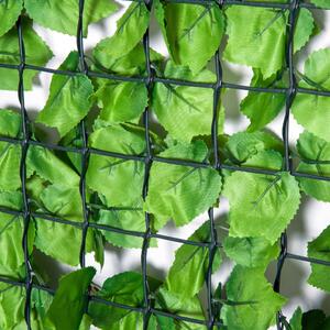 Gard artificial frunze artar Outsunny, 300x100cm, verde | AOSOM RO