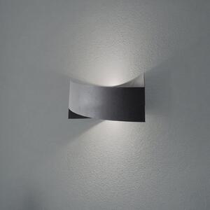 Opviq Aplică de perete Tadhg, negru, metal, 35 cm lățime, G9, reglabil, Negru, Camera de zi / sufragerie, Metal, Modern