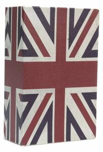 Seif secret tip carte cu cheie pentru blocare, British, 24 x 15 cm