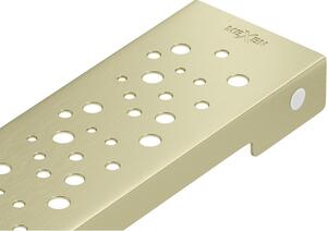 Mexen Flat Masca M12 pentru scurgere liniară 50 cm, aurie periată - 1A21050