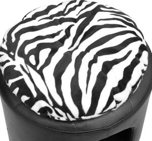 Pătuț Cușcă cu pernă pentru câine pisică PawHut, negru, 39x39x42 cm | AOSOM RO