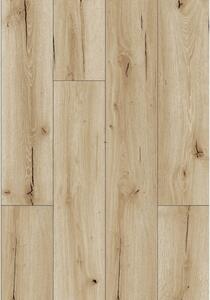 Mexen Sun Valley panouri din vinil 1227 x 187 mm LVT Dryback 2,5 mm, suport PVC, 4 V-Fuga, Stejar - F1306-1227-187-255-4V1-01