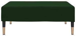 Taburet, verde închis, 78x56x32 cm, catifea
