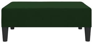 Taburet, verde închis,78x56x32 cm, catifea