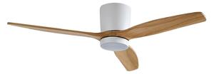Ventilator de tavan cu LED Faipari, alb, DC, silențios, 132 cm - Lucande Lucande, Faipari, Alb, Camera de zi, Lemn, Modern