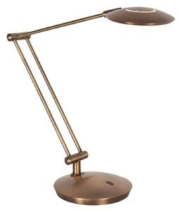 Steinhauer Lampă de birou cu LED Zenith 2, bronz, CCT, telecomandă, reglabil, Bronz / Alamă Veche, Studiu / Birou, Metal, Modern