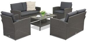Mobilier de grădină Monaco Coffee 6 Garden Point antracit