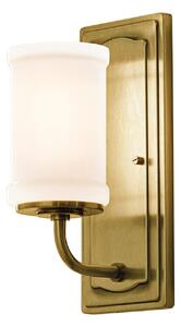 Lampă de perete KICHLER, Vetivene, Auriu / Alamă, Baie, Metal