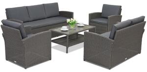 Mobilier de grădină Monaco Coffee 7 Garden Point antracit