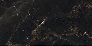 Mexen Marquino Gres negru emailat rectificat G1, placă de podea și perete 120 x 60 cm, luciu înalt - TL214-120-060-00