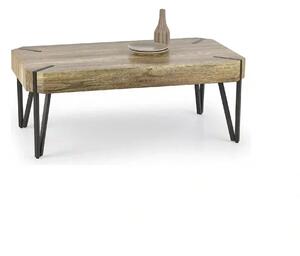 Masuta EMILY, stejar salbatic/negru, 110x60x42 cm