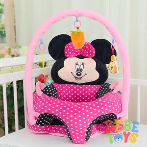 Fotoliu pentru bebe cu arcada Minnie Mouse Roz 002