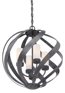 Quintiesse QN-BLACKSMITH-4P-OBK - Lustră de exterior BLACKSMITH 4xE14/40W/230V IP44 negru