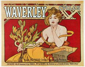 Reproducere Waverley cycles, 1898, Mucha, Alphonse Marie