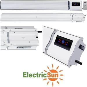 1200W si 600W ElectricSun alb, panouri radiante infrarosu cu termostat si Wi-Fi cu aplicatie internet TUYA, 94x15 cm