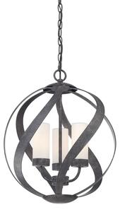 Quintiesse QN-BLACKSMITH-3P-OBK - Lustra de exterior BLACKSMITH 3xE14/40W/230V IP44 negru