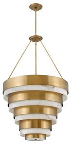 Candelabru cu tijă ECHELON 8xE14/40W/230V, auriu - Quintiesse QN-ECHELON-8P