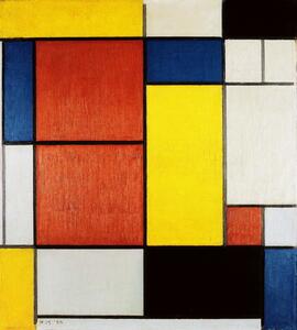 Mondrian, Piet - Artă imprimată Composition II, (35 x 40 cm)