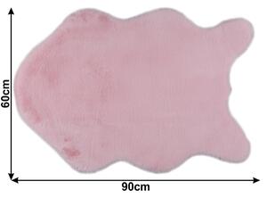 Blana artificială RABIT TIPUL 5, roz, 60x90 cm
