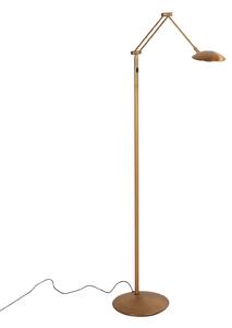 Steinhauer Lampadar LED Daphne 2, 1 bec, bronz, CCT, telecomandă, reglabil, Bronz / Alamă Veche, Camera de zi / sufragerie, Metal, Modern