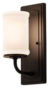 Lampă de perete KICHLER, Vetivene, Negru, Baie, Metal