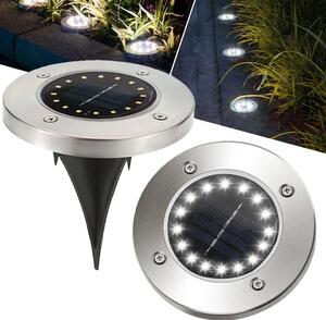 Toolight Toollight, lampă solară LED 1buc P60055, argintiu, OGR-05681