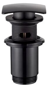 Invena ClickClack dop de scurgere pentru chiuveta cu preaplin, negru mat, INV-SC-B1-139-L
