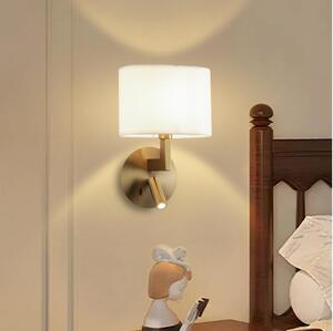 Lampă LED de perete Brilagi DAYA 1xE14/40W/230V + LED/3W crem/auriu