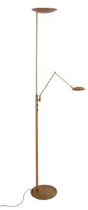 Steinhauer Lampă de tavan cu LED Daphne 2 +, lumină citit, bronz, CCT, telecomandă, reglabil, Bronz / Alamă Veche, Camera de zi / sufragerie, Metal, Modern, Lumină de lectură