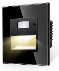 Spot led Scara cu senzor rama din sticla,negru 1.5W, 1800K-7500K